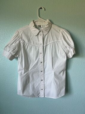 Vintage-style Western blouse
